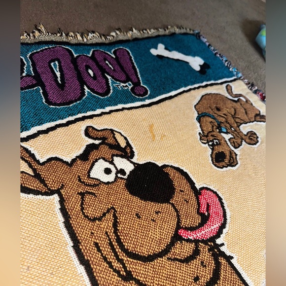 Vintage 1999 The Northwest Company x Cartoon Network Scooby Doo Throw Blanket! - Picture 7 of 9
